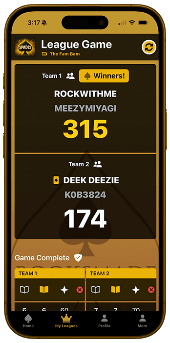 BooksMade App Screen - Displays a sample of the winner screen for the app